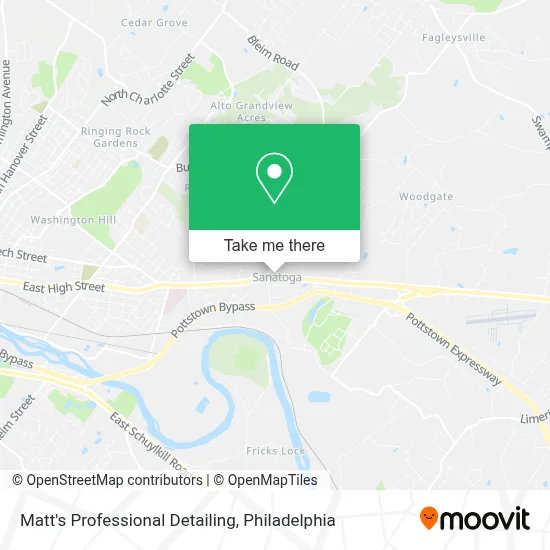 Matt's Professional Detailing map