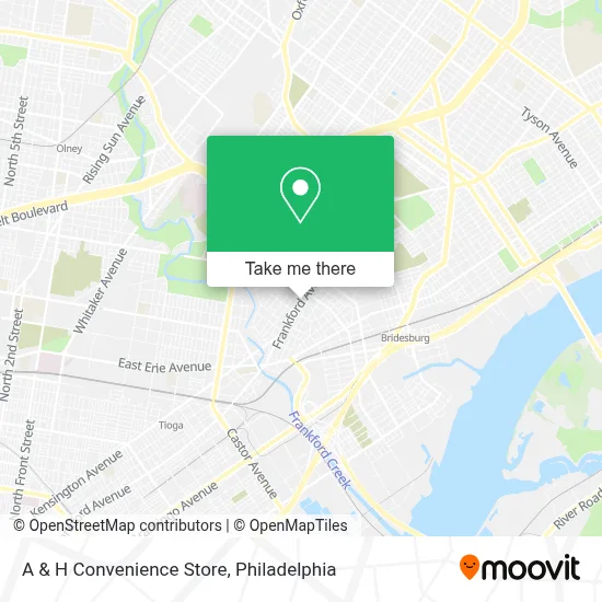 A & H Convenience Store map