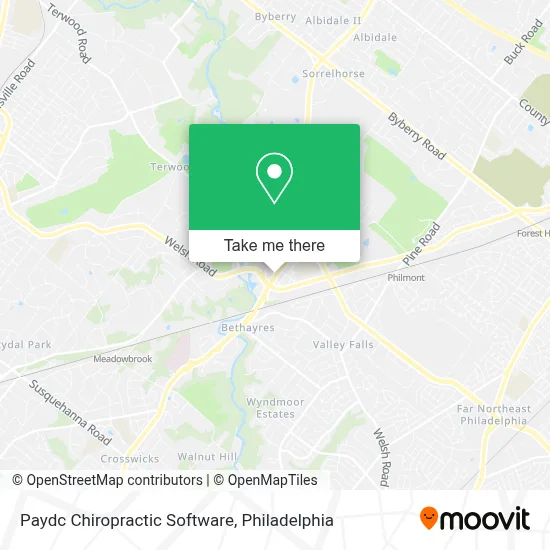 Paydc Chiropractic Software map