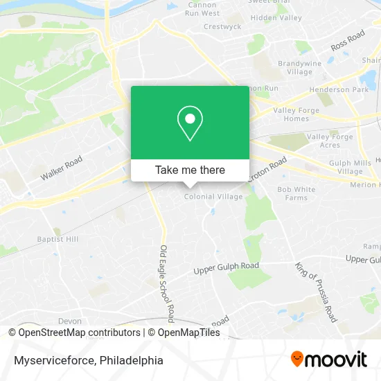 Myserviceforce map