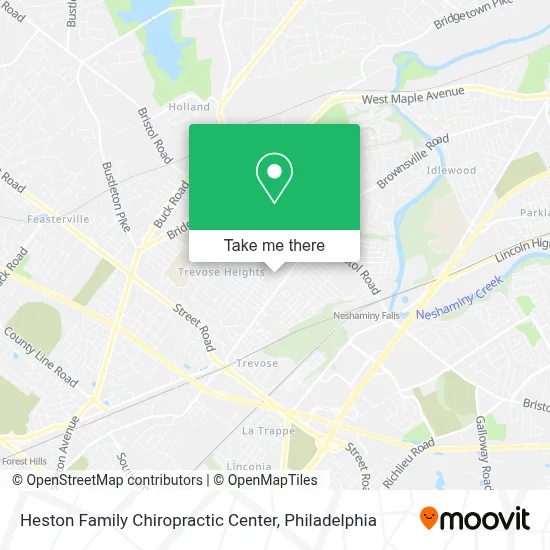 Heston Family Chiropractic Center map