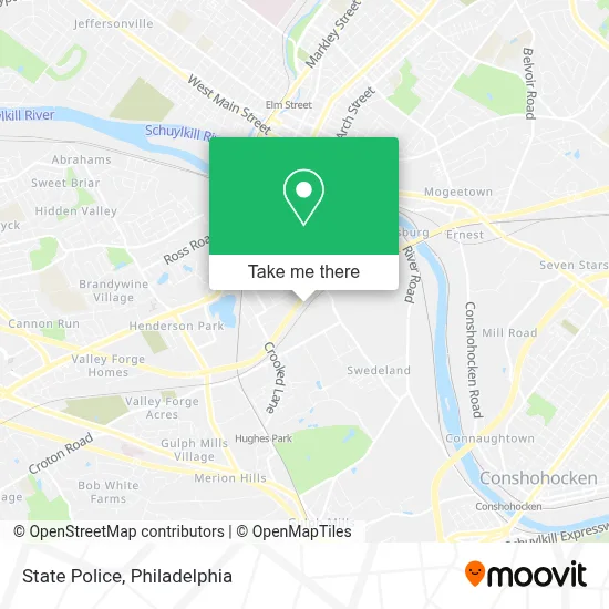 State Police map