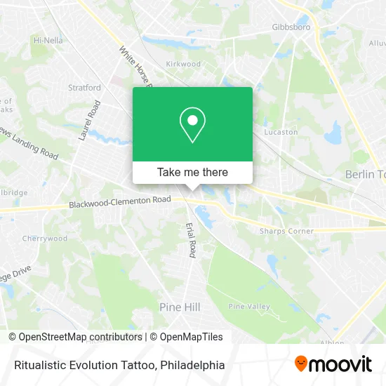 Ritualistic Evolution Tattoo map