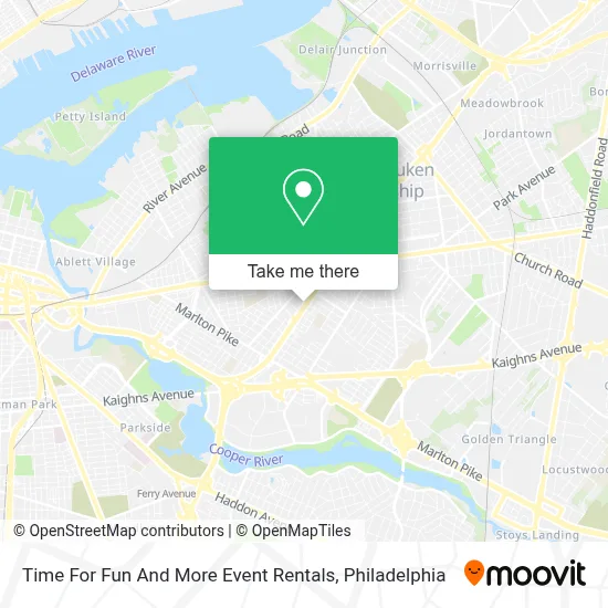 Time For Fun And More Event Rentals map