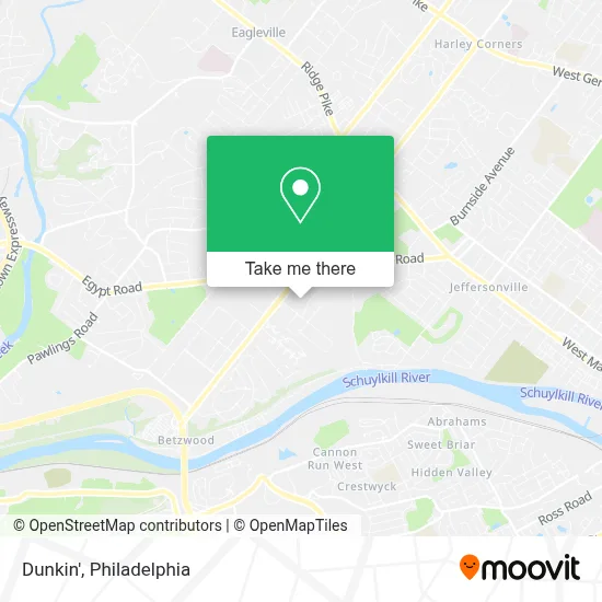 Dunkin' map