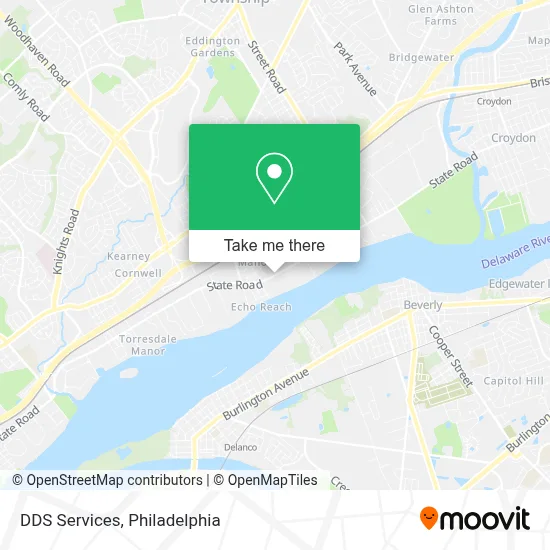 Dds Services map