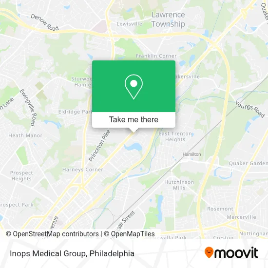 Inops Medical Group map