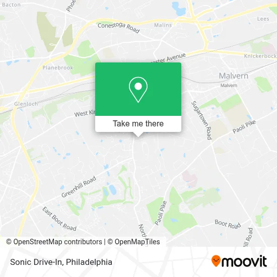Sonic Drive-In map