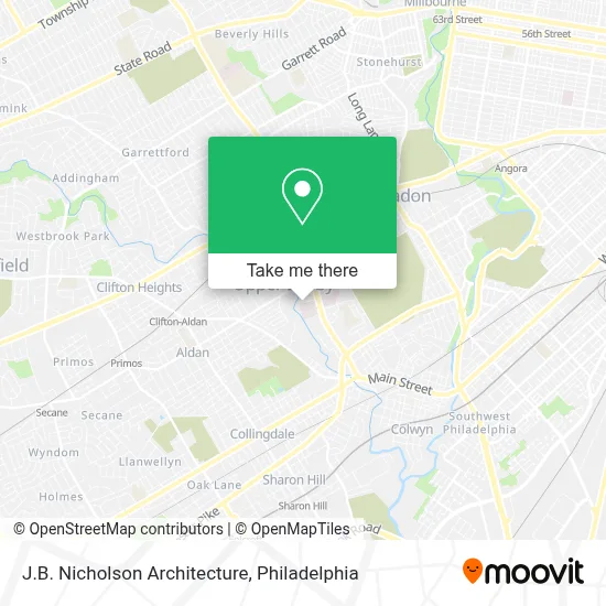 J.B. Nicholson Architecture map