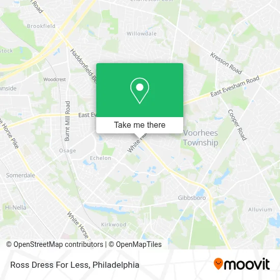 Ross Dress For Less map