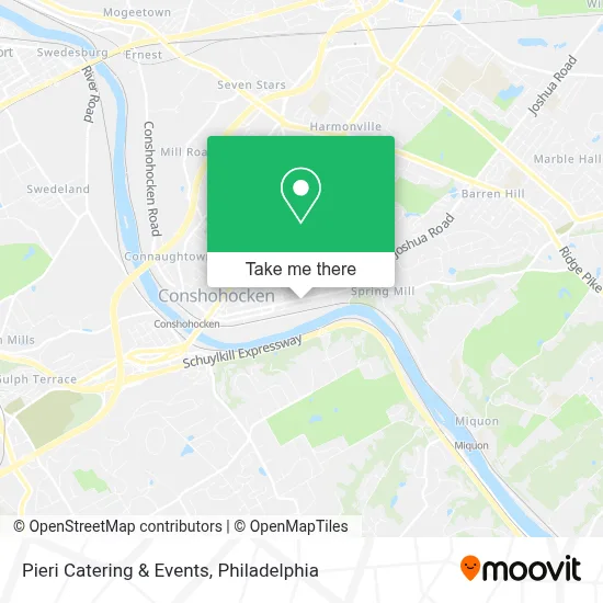 Pieri Catering & Events map