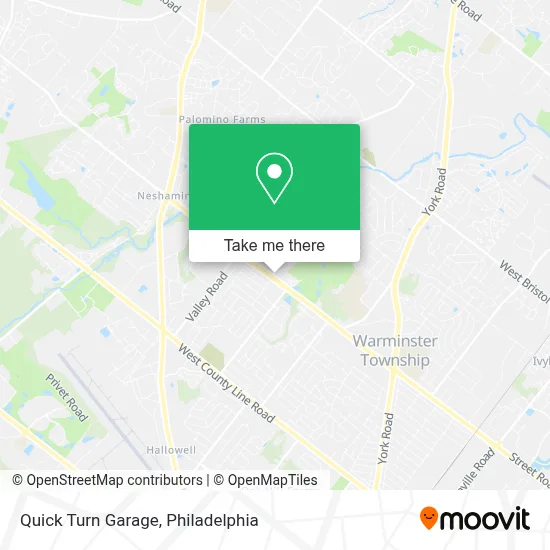 Quick Turn Garage map