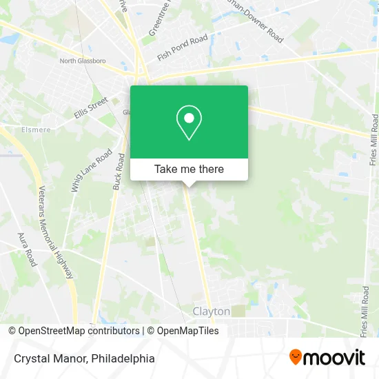 Crystal Manor map