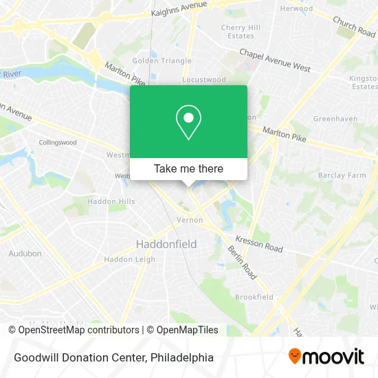 Goodwill Donation Center map
