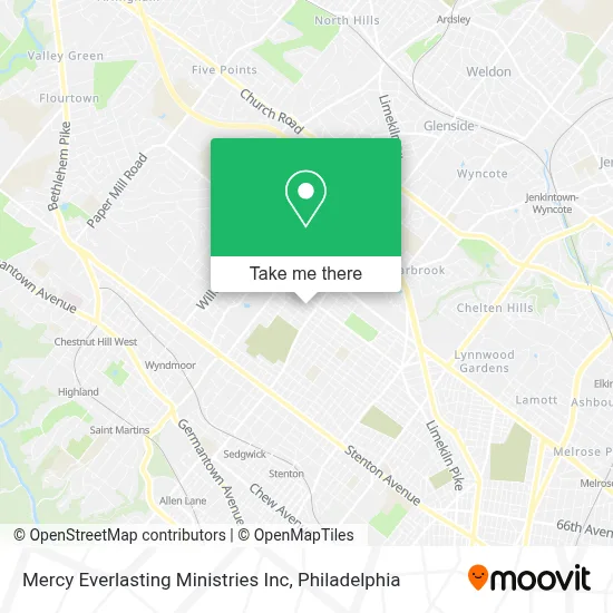 Mercy Everlasting Ministries Inc map