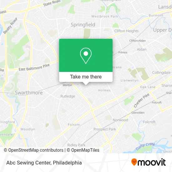 Abc Sewing Center map