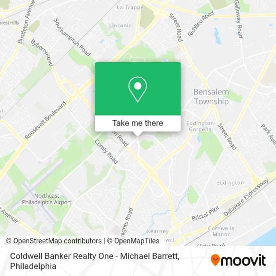 Coldwell Banker Realty One - Michael Barrett map