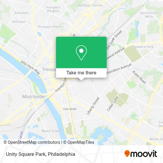 Unity Square Park map
