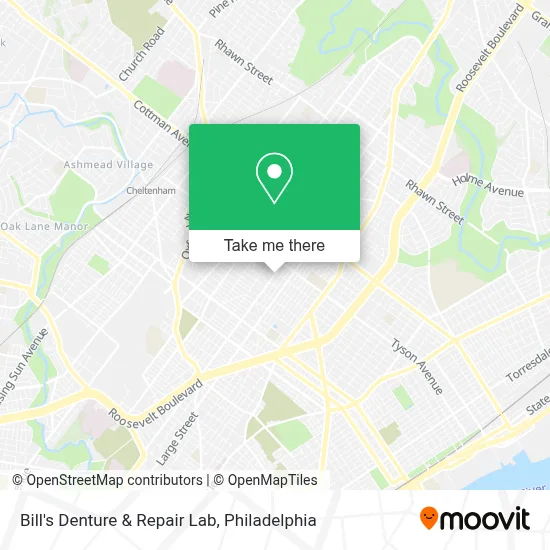Bill's Denture & Repair Lab map