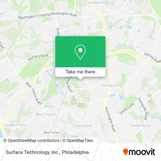 Surface Technology, Inc. map