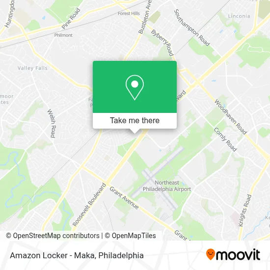 Amazon Locker - Maka map