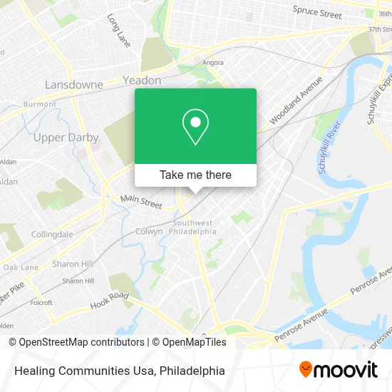 Healing Communities Usa map