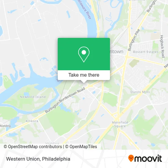 Western Union map