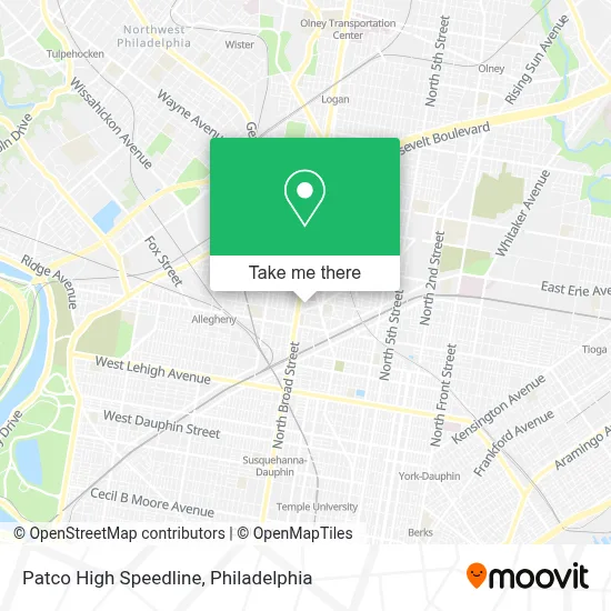 Patco High Speedline map