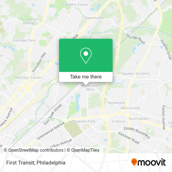 First Transit map