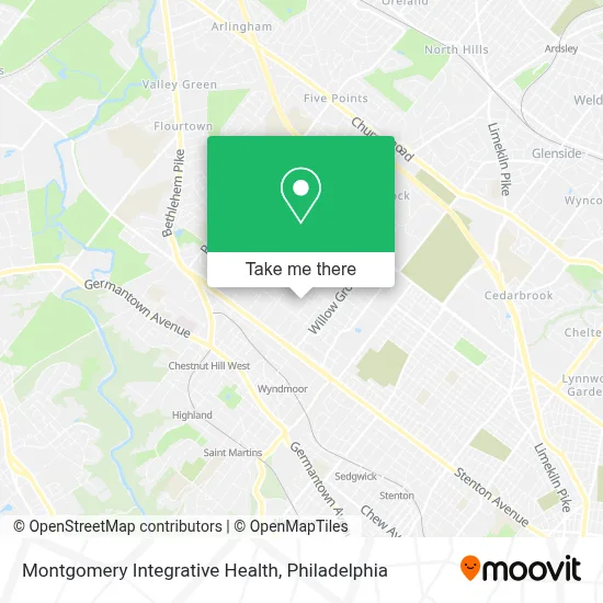 Montgomery Integrative Health map