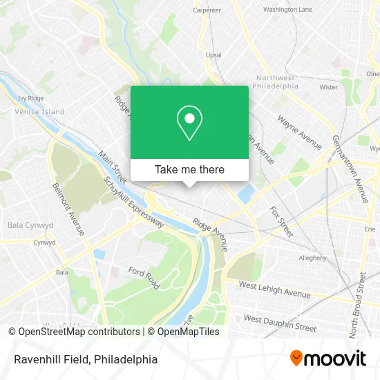 Ravenhill Field map