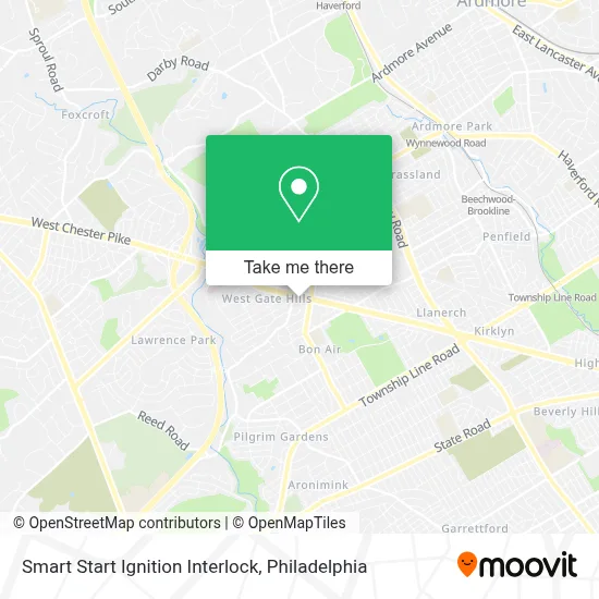 Smart Start Ignition Interlock map