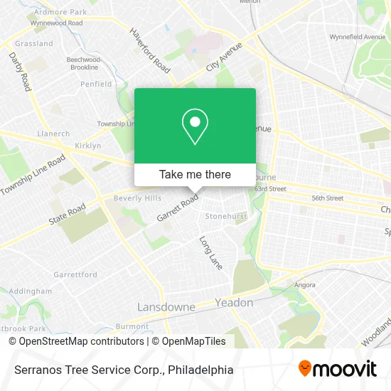 Serranos Tree Service Corp. map