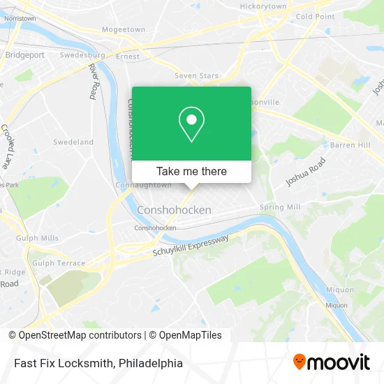 Fast Fix Locksmith map
