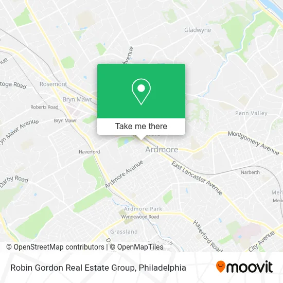 Robin Gordon Real Estate Group map