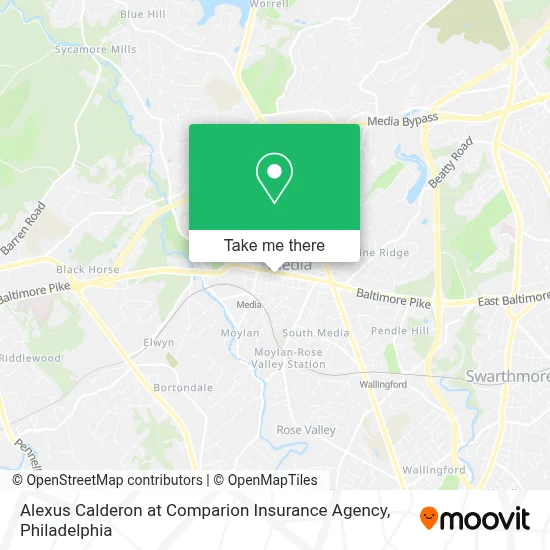 Alexus Calderon at Comparion Insurance Agency map