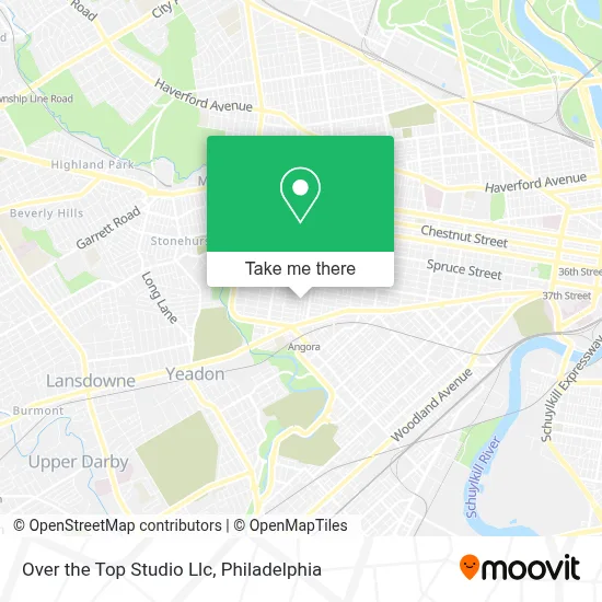 Over the Top Studio Llc map