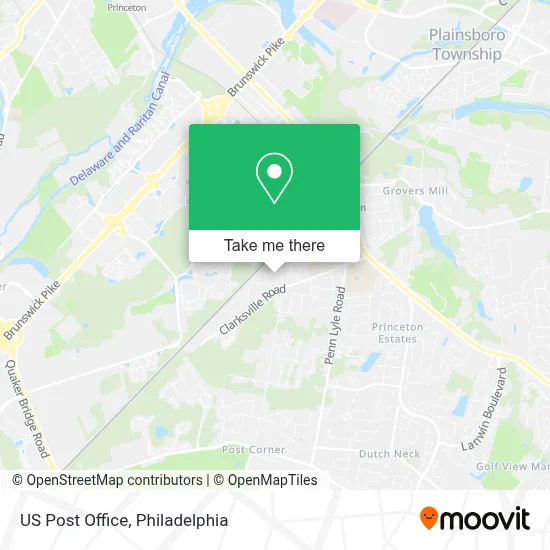 Us Post Office map