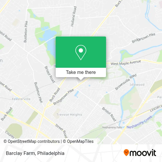 Barclay Farm map