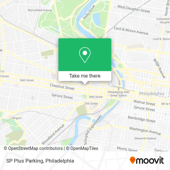 SP Plus Parking map