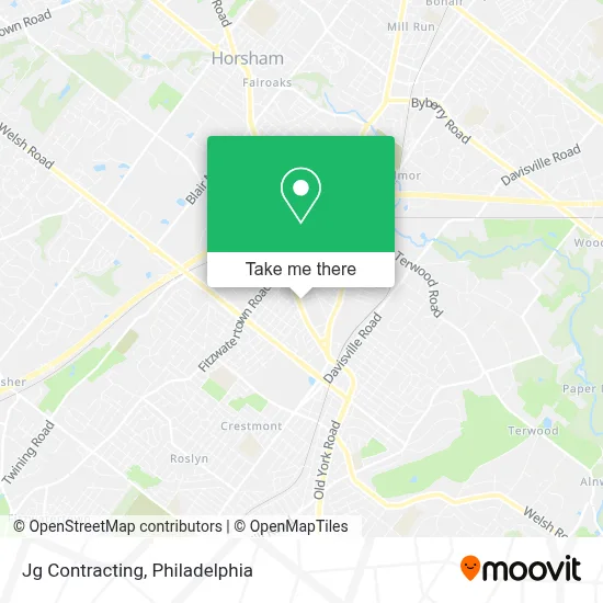 Jg Contracting map
