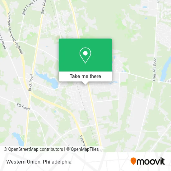 Western Union map