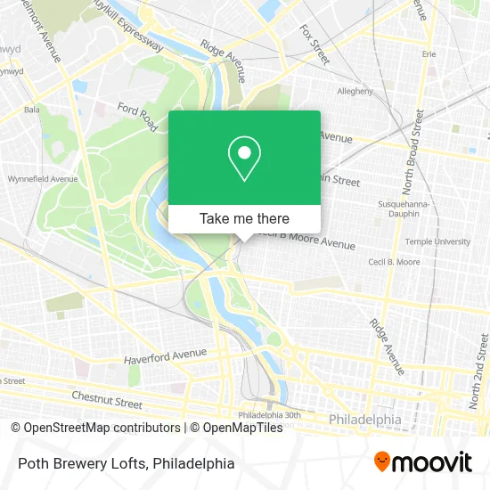 Poth Brewery Lofts map