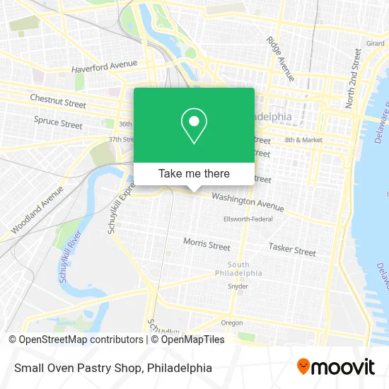 Small Oven Pastry Shop map