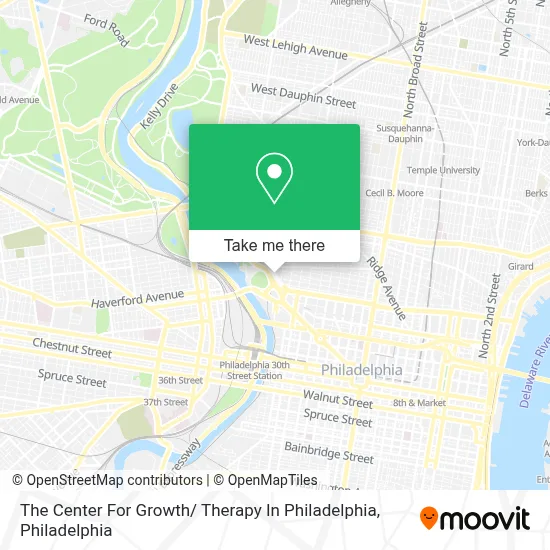 The Center For Growth/ Therapy In Philadelphia map