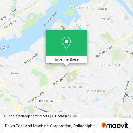 Delva Tool And Machine Corporation map