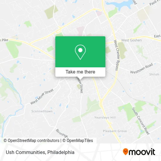 Ush Communities map