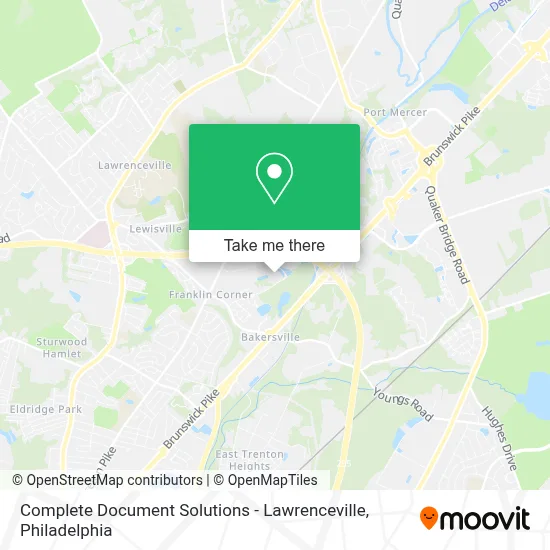Complete Document Solutions - Lawrenceville map