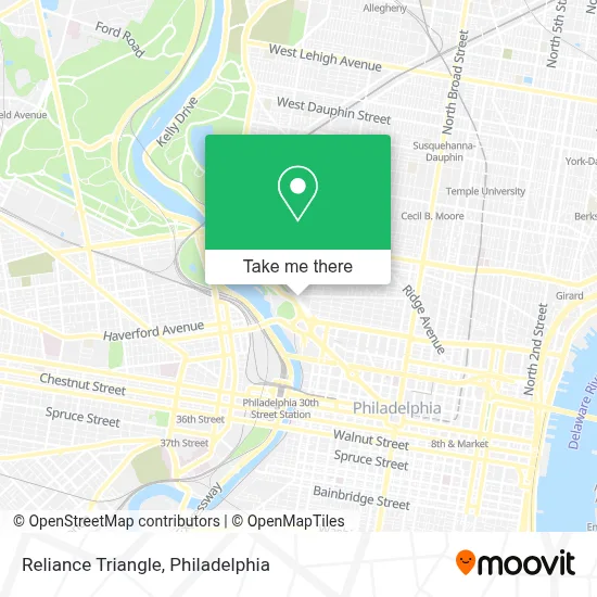 Reliance Triangle map