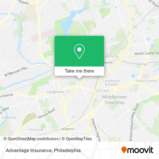 Advantage Insurance map